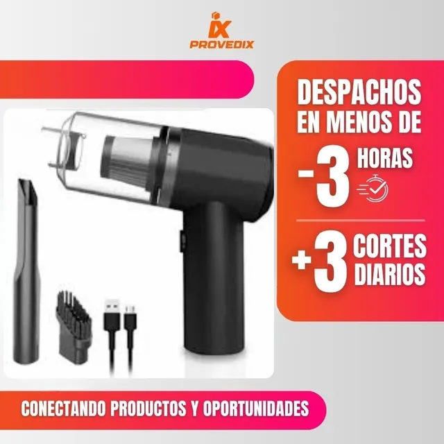 mini aspiradora 3 en 1 aspira y sopla, producto ganador de Provedix para vender en Dropi en Ecuador