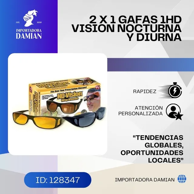2 X 1 Gafas 1hd Vision Nocturna Y Diurna, producto ganador de Provedix para vender en Dropi en Ecuador