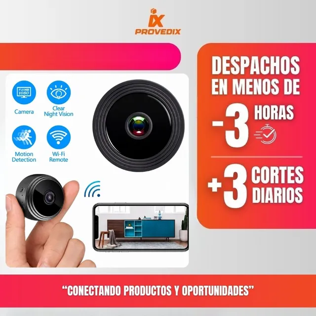 MINI CAMARA ESPIA A9, producto ganador de Provedix para vender en Dropi en Ecuador