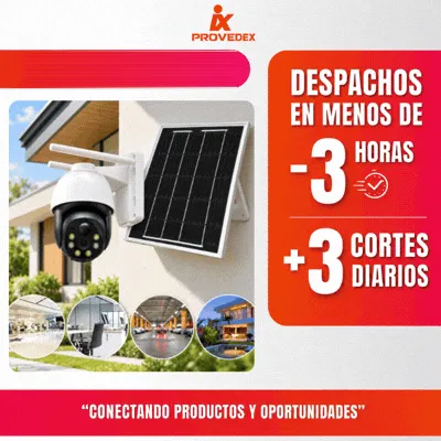 Camara De Seguridad Con Panel Solar, producto ganador de Provedix para vender en Dropi en Ecuador