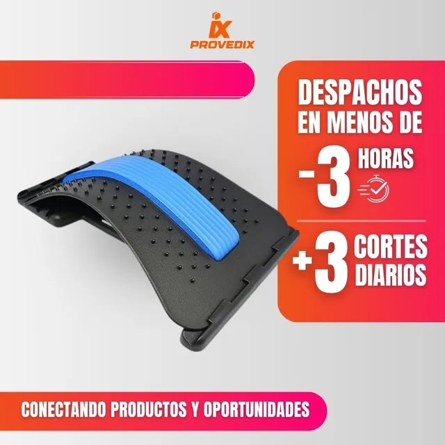 ESTIRADOR DE ESPALDA LUMBAR COLUMNA, producto ganador de Provedix para vender en Dropi en Ecuador