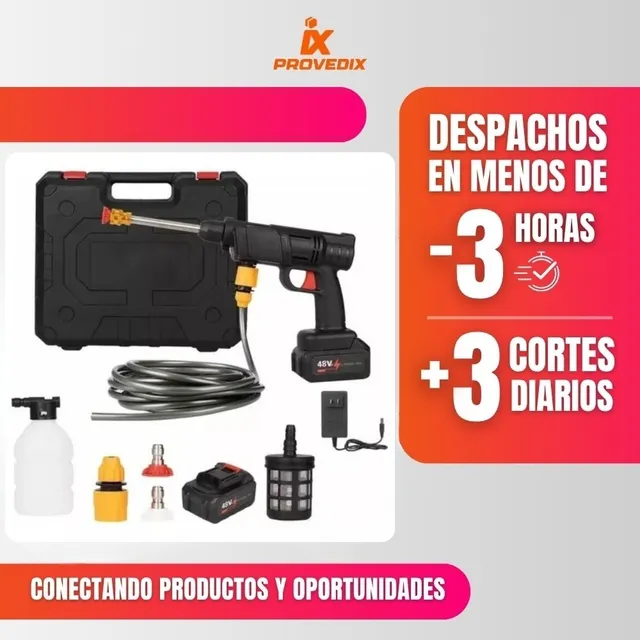 PISTOLA HIDROLAVADORA CON MALETIN, producto ganador de Provedix para vender en Dropi en Ecuador
